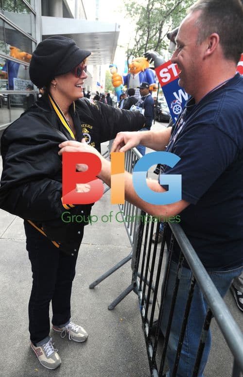 Susan Sarandon Protests at Sotheby's