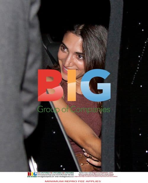 Simon Cowell Leaves Restaurant with Friends in Miami