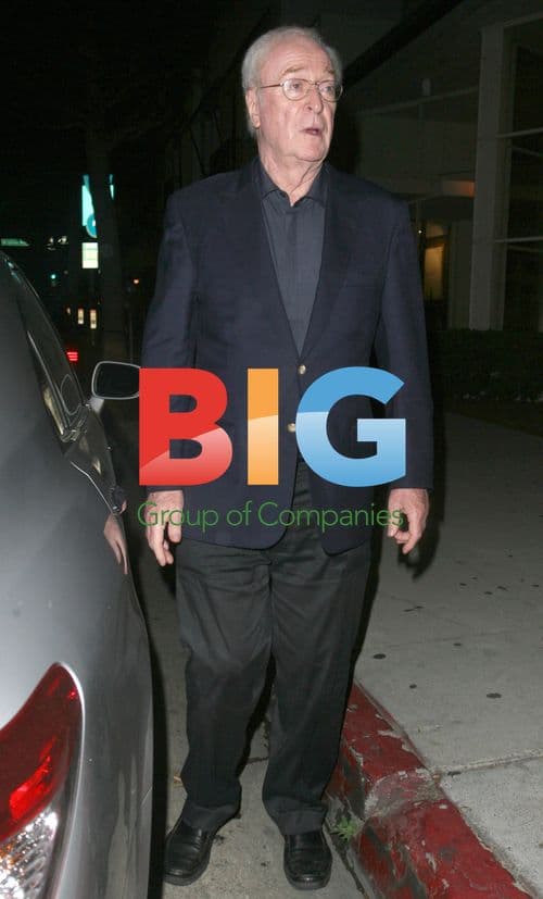 Michael Caine Dines with Jackie Collins