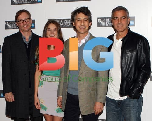 Shailene Woodley, Jim Burke, Alexander Payne and George Clooney at 'The Desendants' photocall