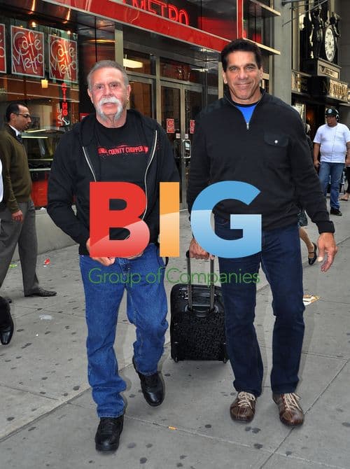 Paul Teutul and Lou Ferrigno in Soho