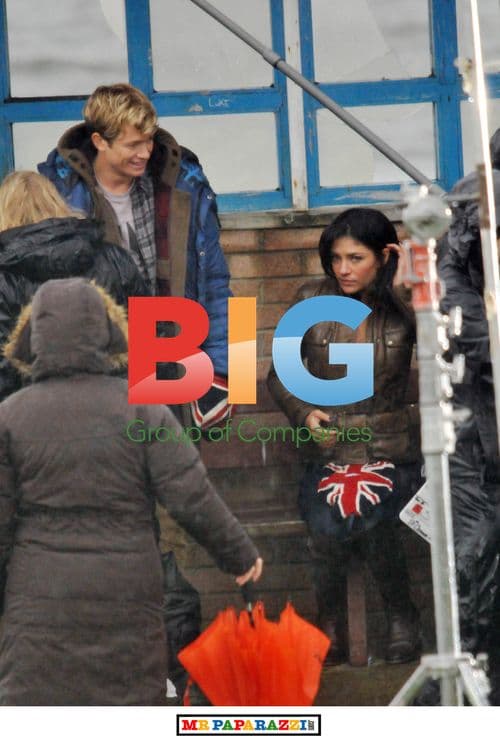 Jessica Szohr and Ed Speleers film "Love Bite" in Scotland