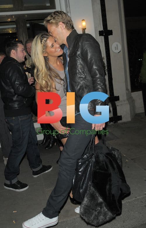 Francesca Hull and Oliver Proudlock out in London