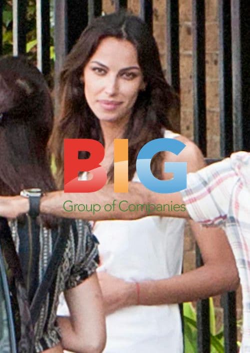 Leonardo DiCaprio with blonde and brunette