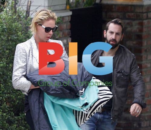 Katherine Heigl Leaves Home with Husband