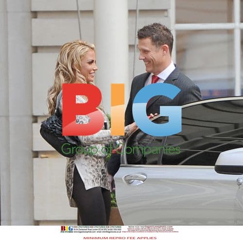 Katie Price with chauffeur