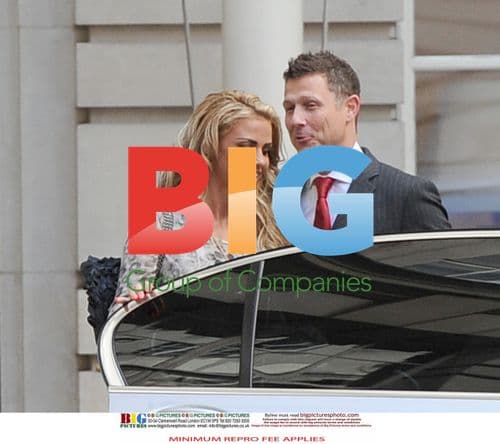 Katie Price with chauffeur