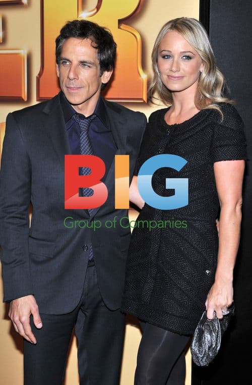 Ben Stiller and Christine Taylor at 'Tower Heist' Premiere