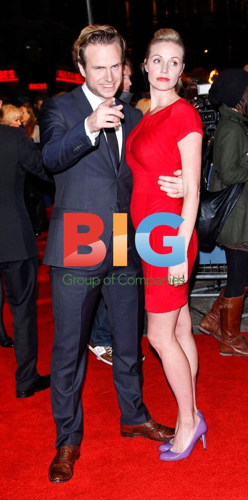 Rafe Spall and Elize du Toit at 'Anonymous' Premiere