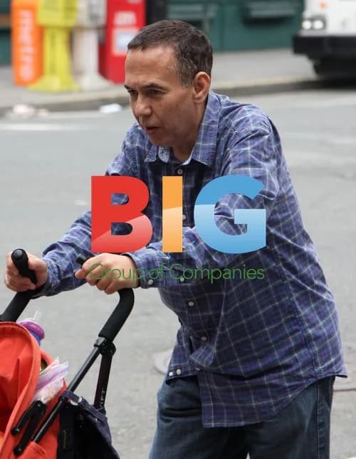 Gilbert Gottfried with Baby in NYC