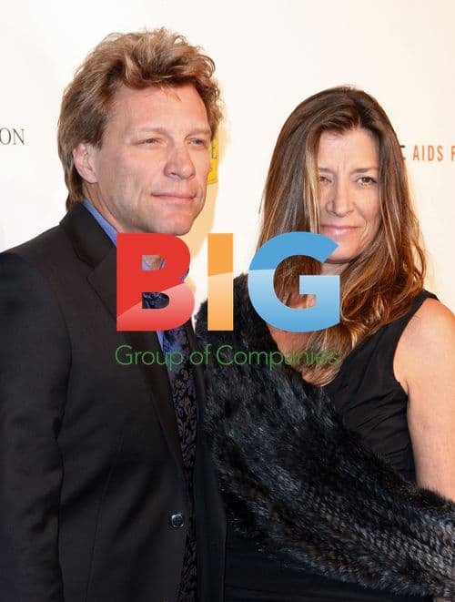 Jon Bon Jovi and Dorothea Hurley at Elton John Aids Foundation Benefit