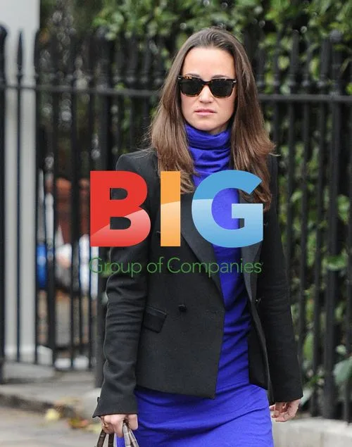 Pippa Middleton walking in London