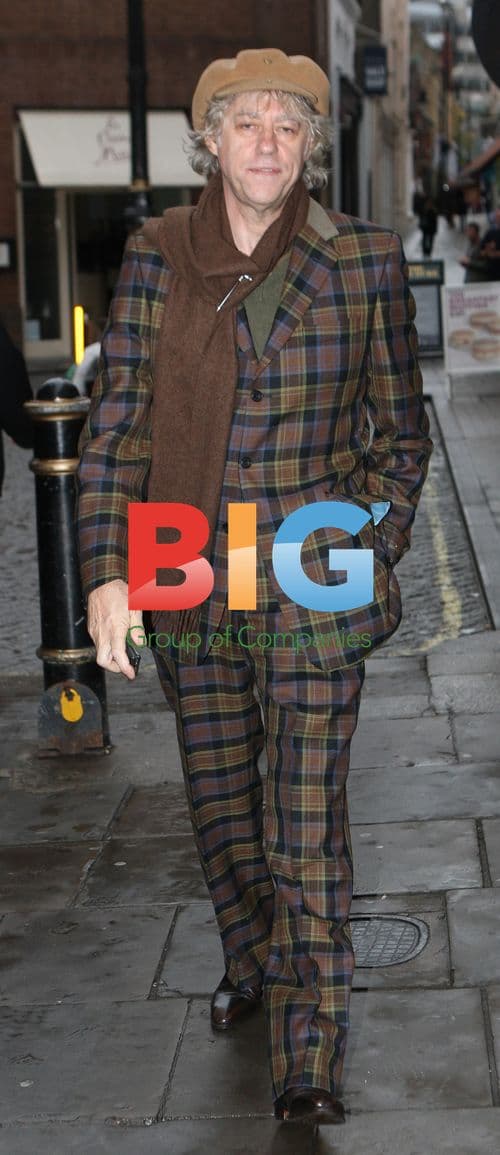 Bob Geldoff Walks in London