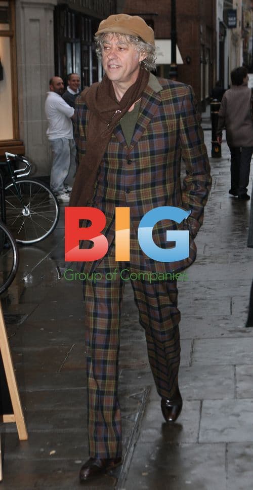 Bob Geldoff Strolls in London