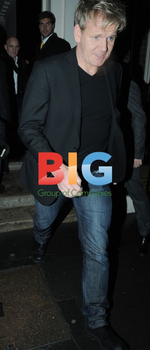 Gordon Ramsay Leaving Club in London