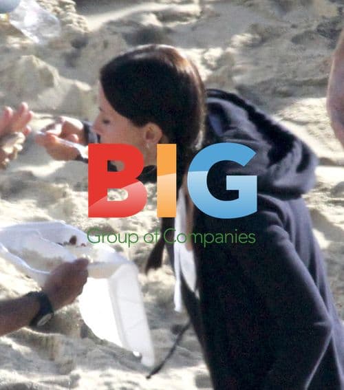 Courteney Cox filming 'Cougar Town'