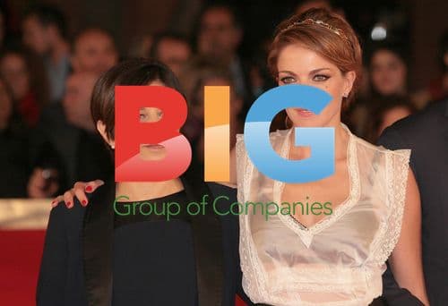 Claudia Gerini and Marina Spada at 'Hysteria' premiere