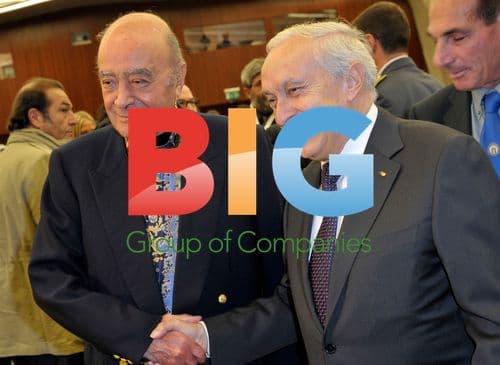 Mohamed Al Fayed and Franco Ascani at Sport Movies & TV Ficts Fest 2011