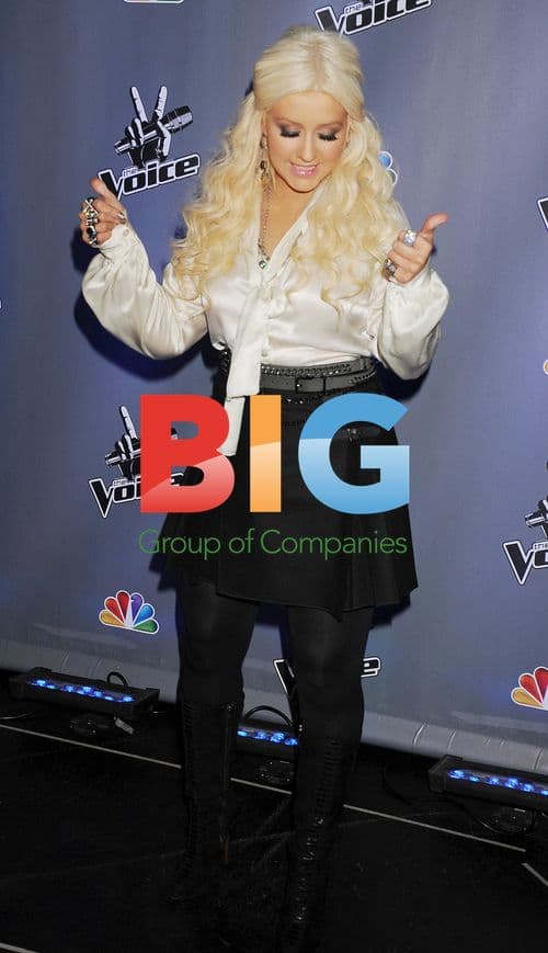 Christina Aguilera at 'The Voice' press junket