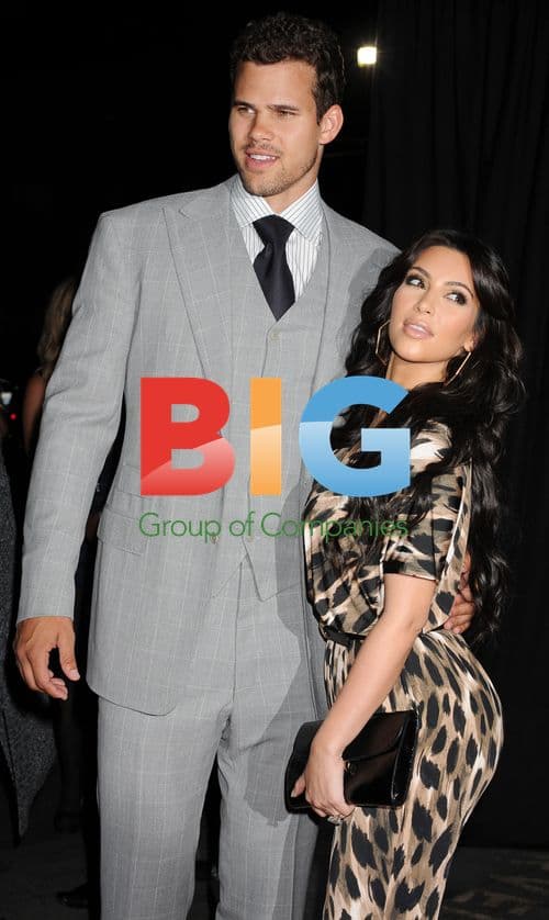 Kris Humphries and Kim Kardashian at Kollection Launch