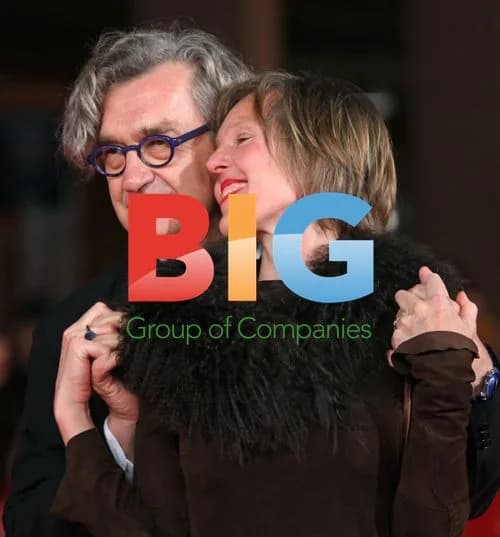 Wim Wenders and Donata Arrive for "Pina" Screening