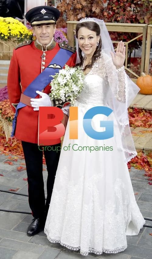 Matt Lauer and Ann Curry as Royal Couple