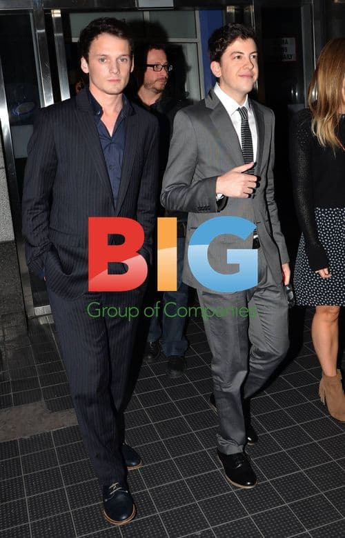 Christopher Mintz-Plasse & Anton Yelchin at Fright Night Premiere