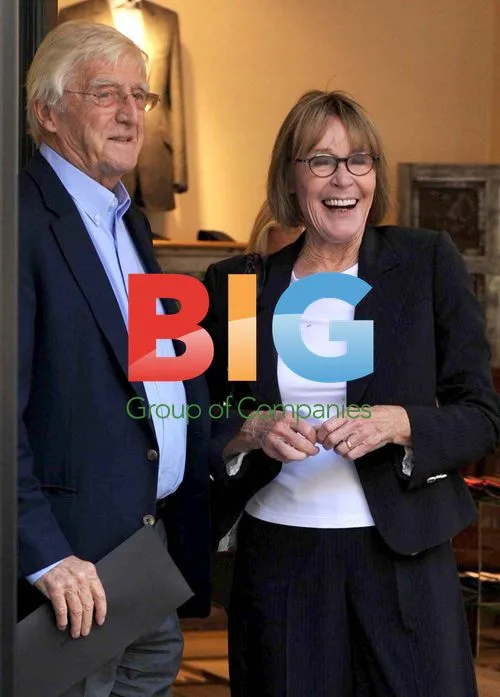 Michael Parkinson Enjoying an Afternoon in London