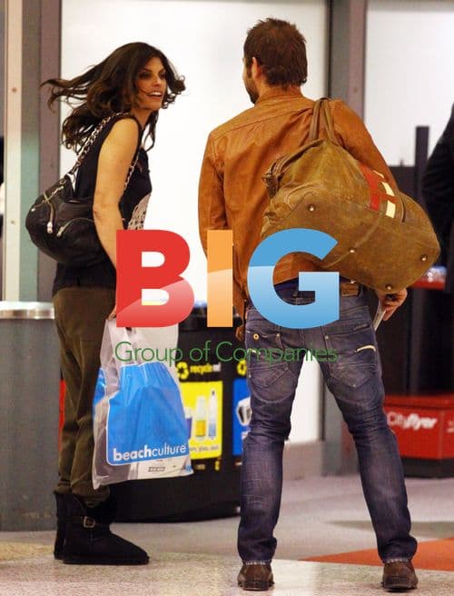 Daniel MacPherson and Zoe Ventoura at Sydney Airport