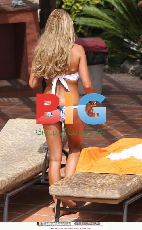 Katie Price Relaxes in Spain