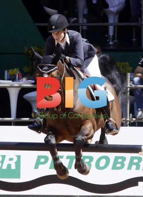 Athina Onassis Riding Horses in Brazil