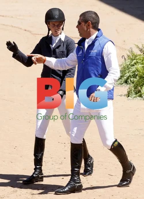 Athina Onassis Rides at Equestrian Show