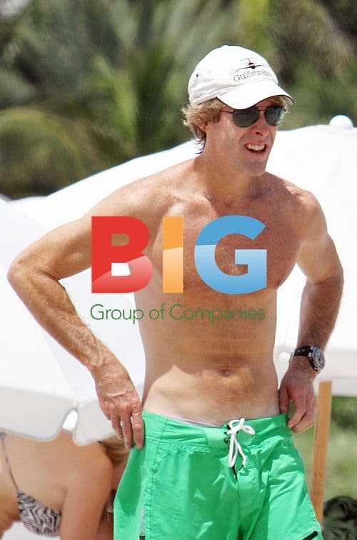 Michael Bay Relaxing on Miami Beach