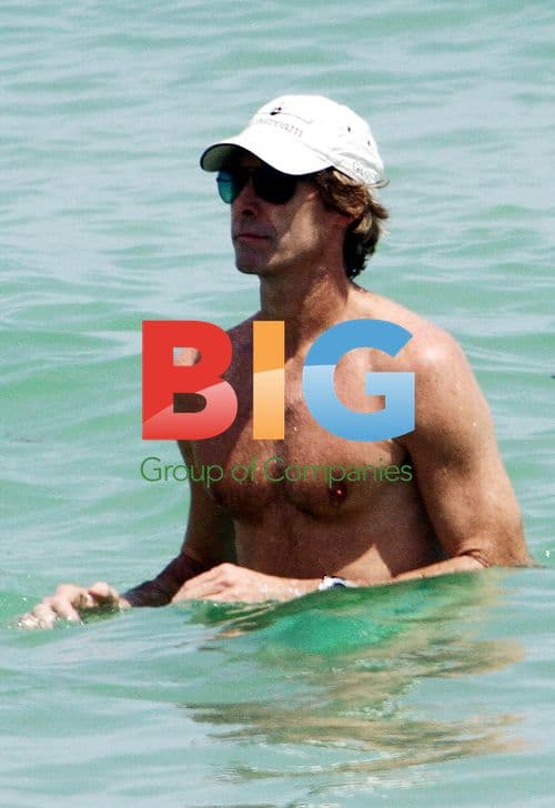 Michael Bay on the Beach in Miami