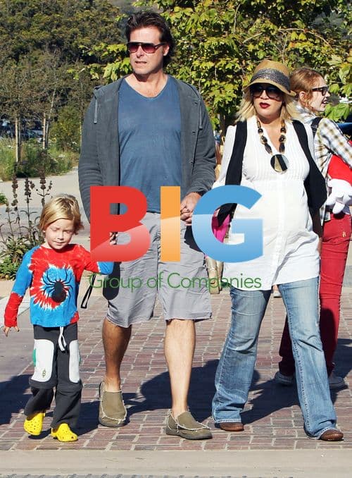 Tori Spelling and Family at Malibu Fair