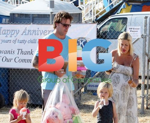 Tori Spelling and Family at Malibu Fair