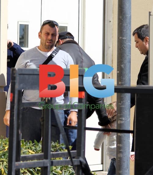 Ricky Martin with boyfriend and children backstage