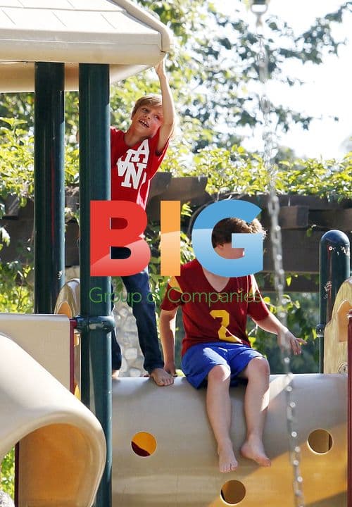 Beckham Boys Play in Park