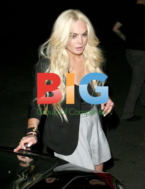 Lindsay Lohan Post-Salon Visit