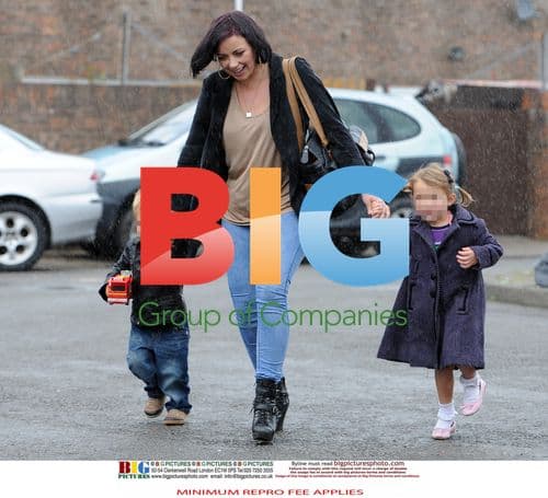 Charlotte Church Avoids Rain With Kids