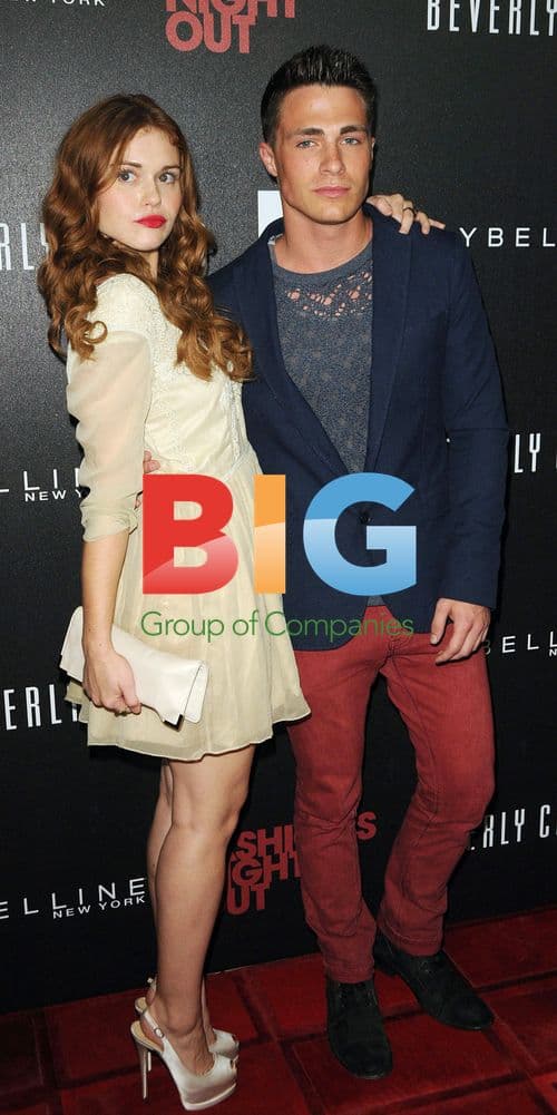 Holland Roden and Colton Haynes at Fashion Night Out