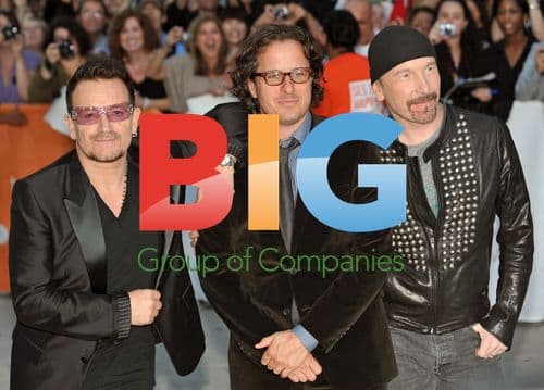 Davis Guggenheim, Bono and The Edge at 'From The Sky Down' premiere