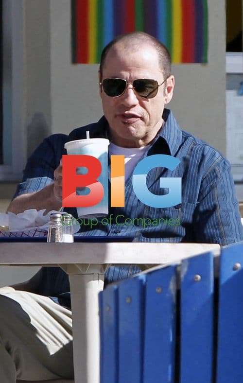 John Travolta on 'Savages' film set