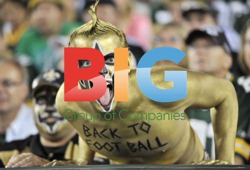 Packers vs Saints Game at Lambeau Field