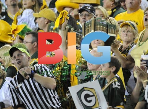 Fans at Packers vs Saints NFL opener