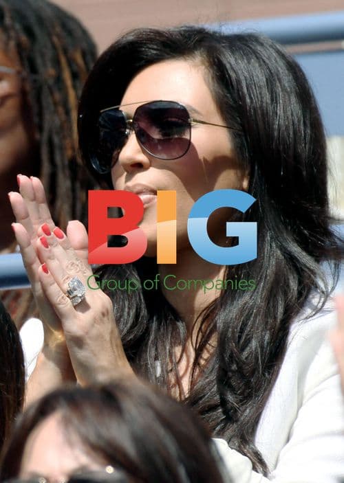 Kim Kardashian and Ciara Watch Serena Williams at US Open