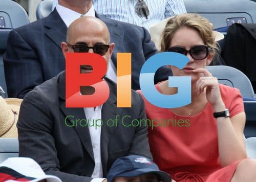Stanley Tucci at US Open Tennis