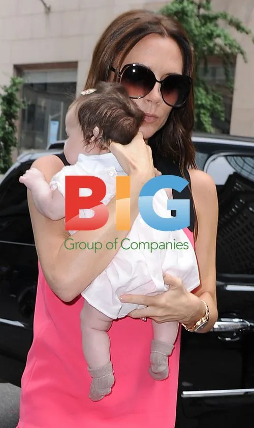 Victoria Beckham with Harper Seven in NYC