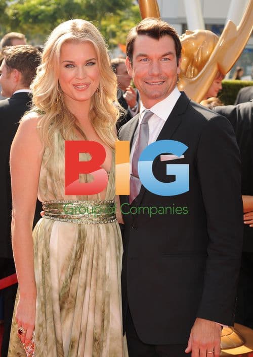 Rebecca Romijn and Jerry O'Connell at 2011 Creative Arts Emmy