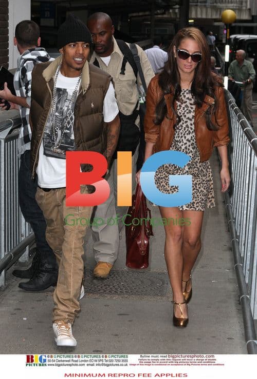 N-Dubz Couple at Airport